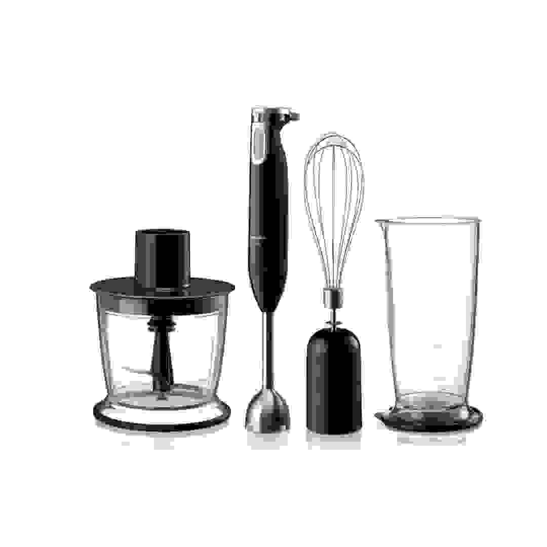 طقم خلاط يدوي باناسونيك 3 في 1 MX-SS1 (600 واط، أسود)
