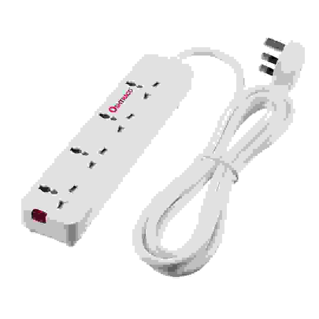 مشترك بوصلة تطويل 4 منافذ شامل أوشتراكو (200 سم)