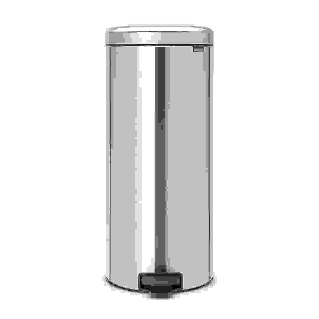 Brabantia NewIcon Pedal Bin (30 L, Matt Steel)