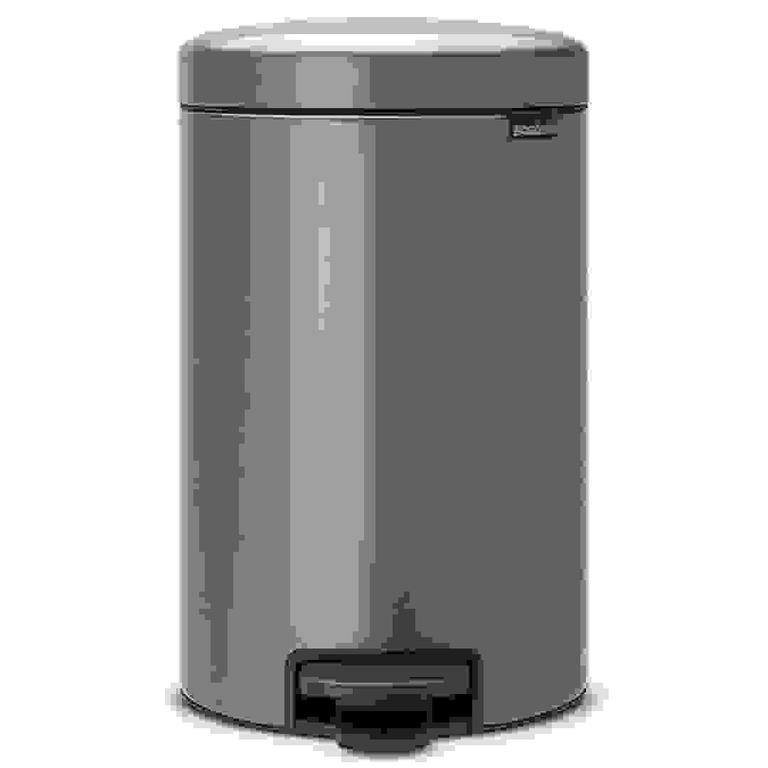 Brabantia NewIcon Pedal Bin (34 x 25 x 41 cm, Platinum)