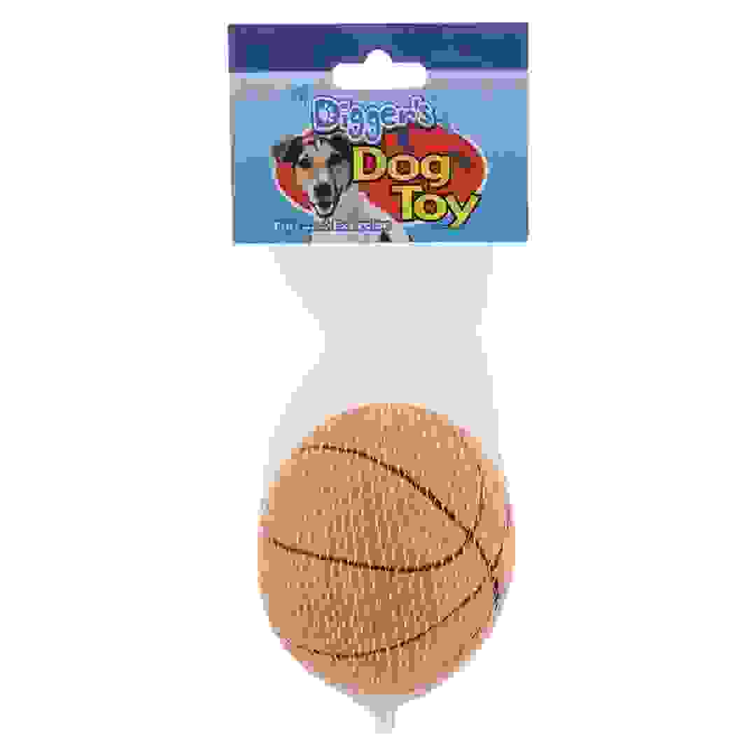 Digger's Latex Basketball Bag & Header Dog Toy