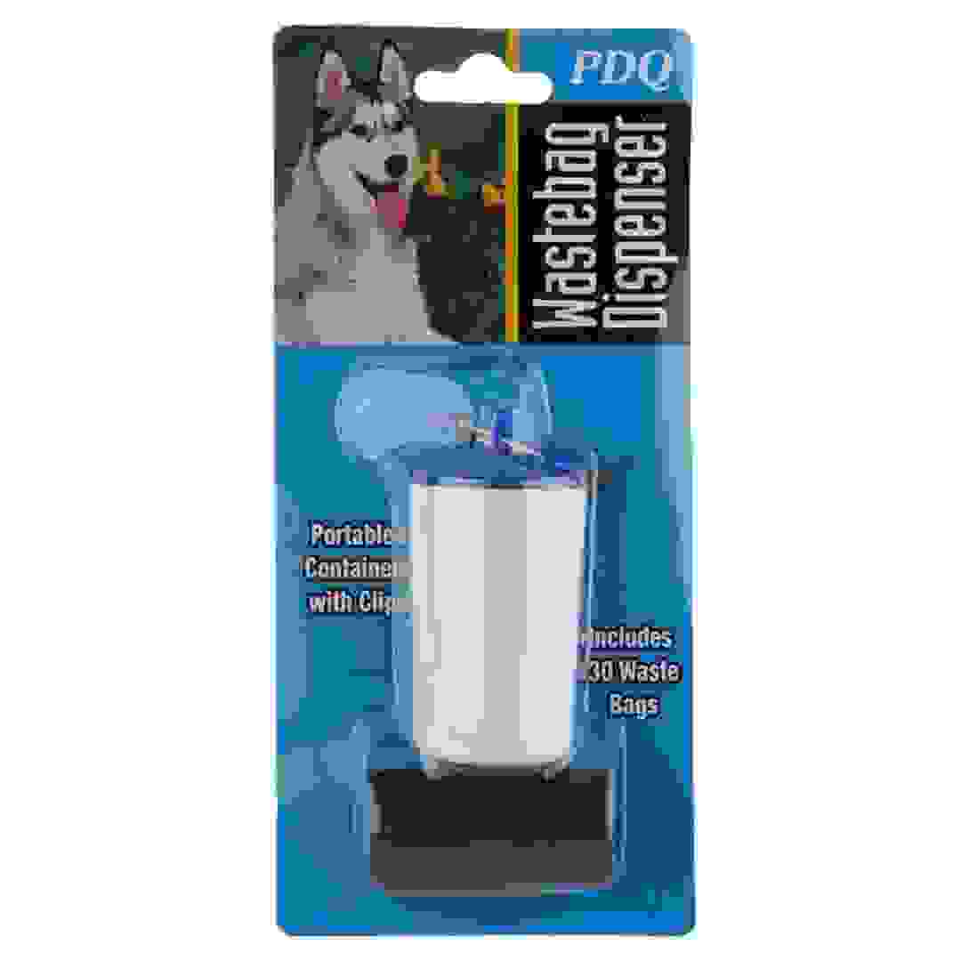 PDQ Dog Waste Pickup Bag Dispenser with Extra Roll