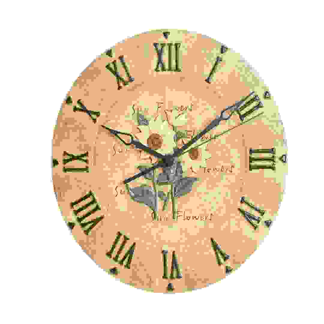 The Garden & Home Co Sunflower Clock (30.5 cm)