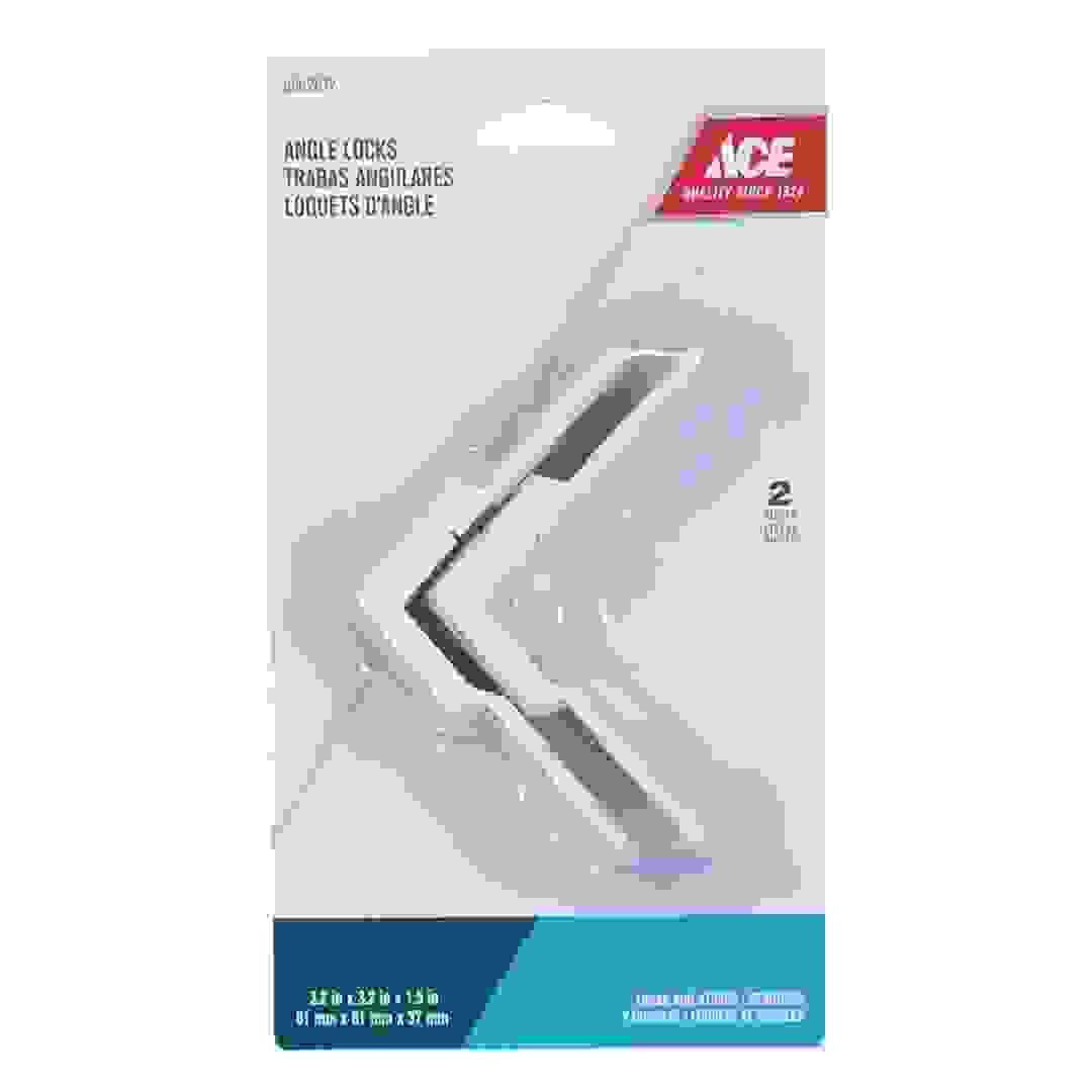 Ace Plastic Angle Lock Pack (8.1 x 8.1 x 3.7 cm, 2 Pc.)