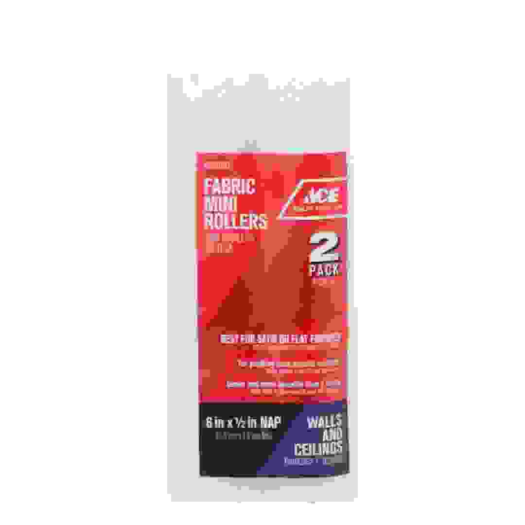 طقم رولات دهان قماشية صغيرة إيس (قطعتين، 15.2 × 1.2 سم)