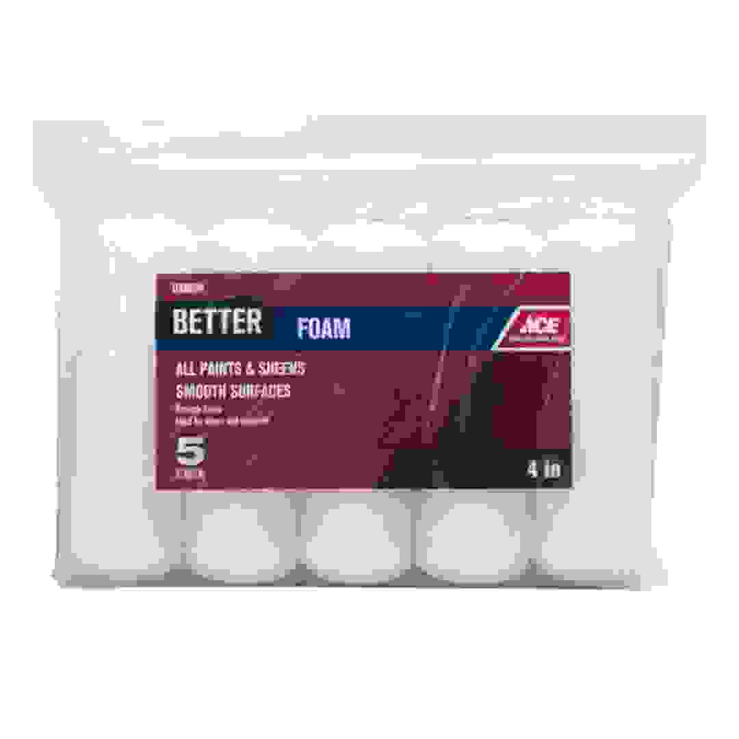 Ace Mini Foam Paint Roller Cover Pack (10 cm, 5 Pc.)