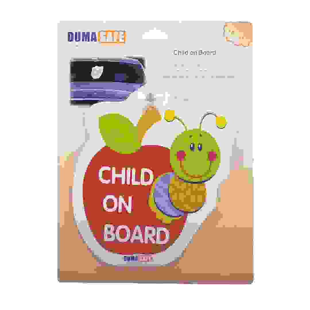 Duma Child On Board Sign (Red)