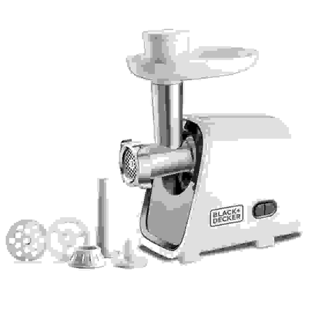 Black & Decker Meat Mincer (1500 W, 1.5 kg, White)