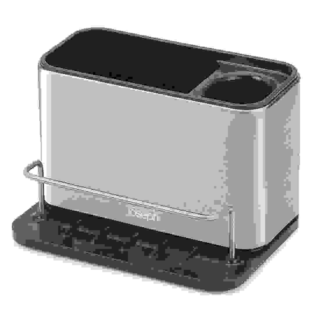 حامل أدوات تنظيف الصحون سيرفس (13 × 18 × 12 سم، رمادي)