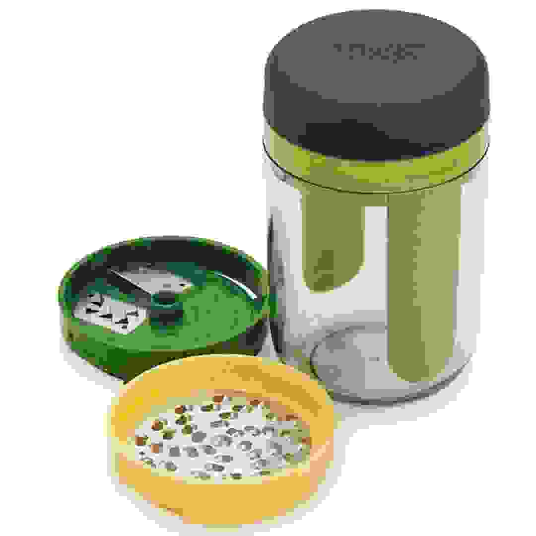 قطاعة حلزونية سبايرو (7.8 × 16 سم، أخضر)