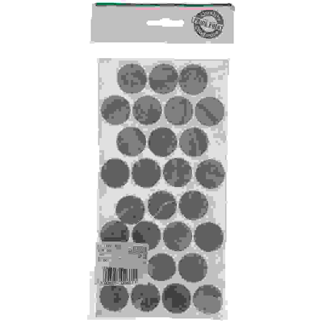 قواعد هيتتش ذاتية الالتصاق من اللباد (2.8 سم، 28 قطعة، بني)