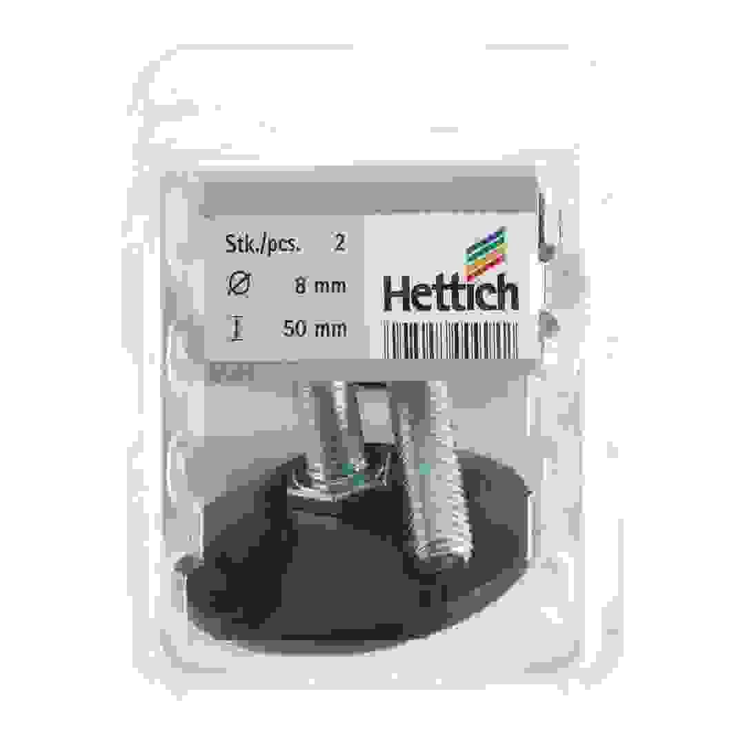 Hettich Anti-Slip Level Screw (8 x 50 mm, 2 pcs)