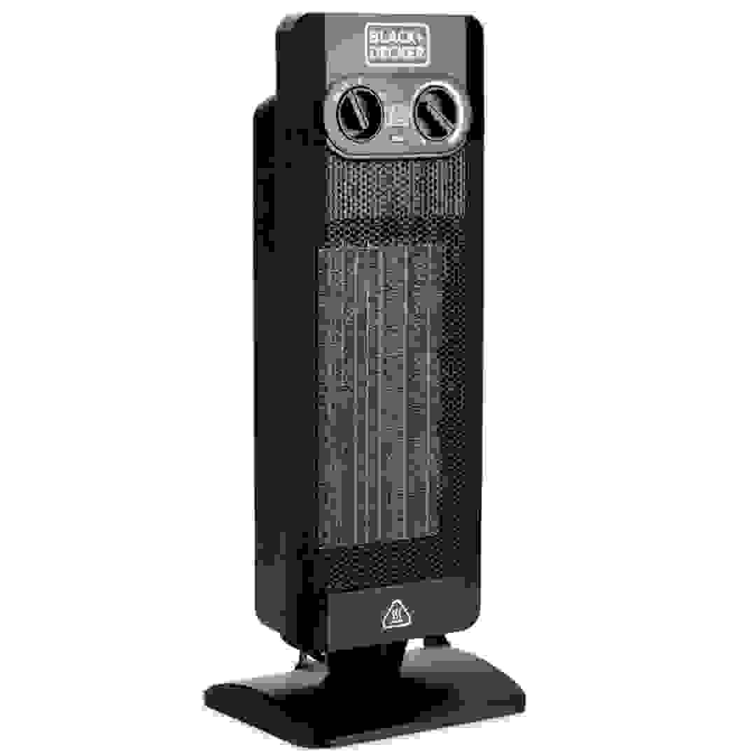 Black+Decker HX340-B5 Ceramic Fan Heater (2000 W, Black)