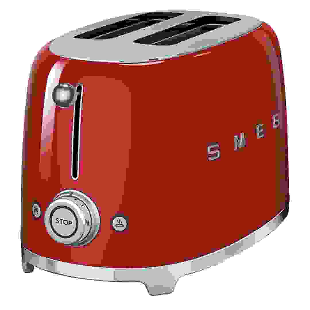 SMEG 2-Slice Retro Toaster, TSF01RDUK (950 W)