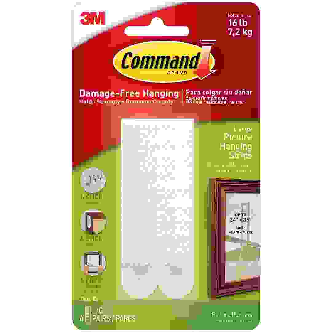 3M Command Picture & Frame Hanging Strips (Pack of 4, Large)