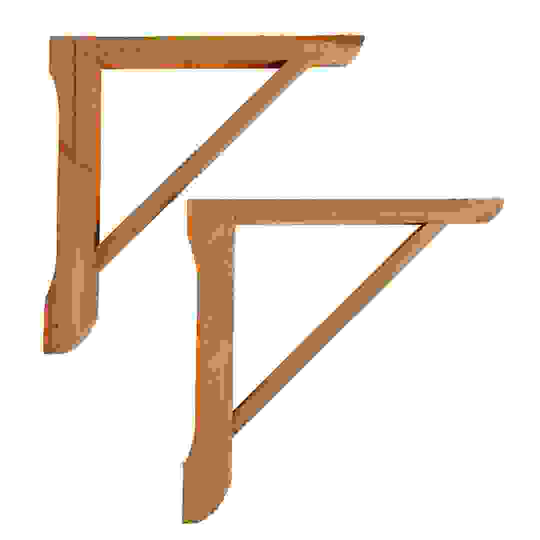 دعامة ليفينج سبيس خشبية (30 × 3.5 × 35 سم، طقم من 2)