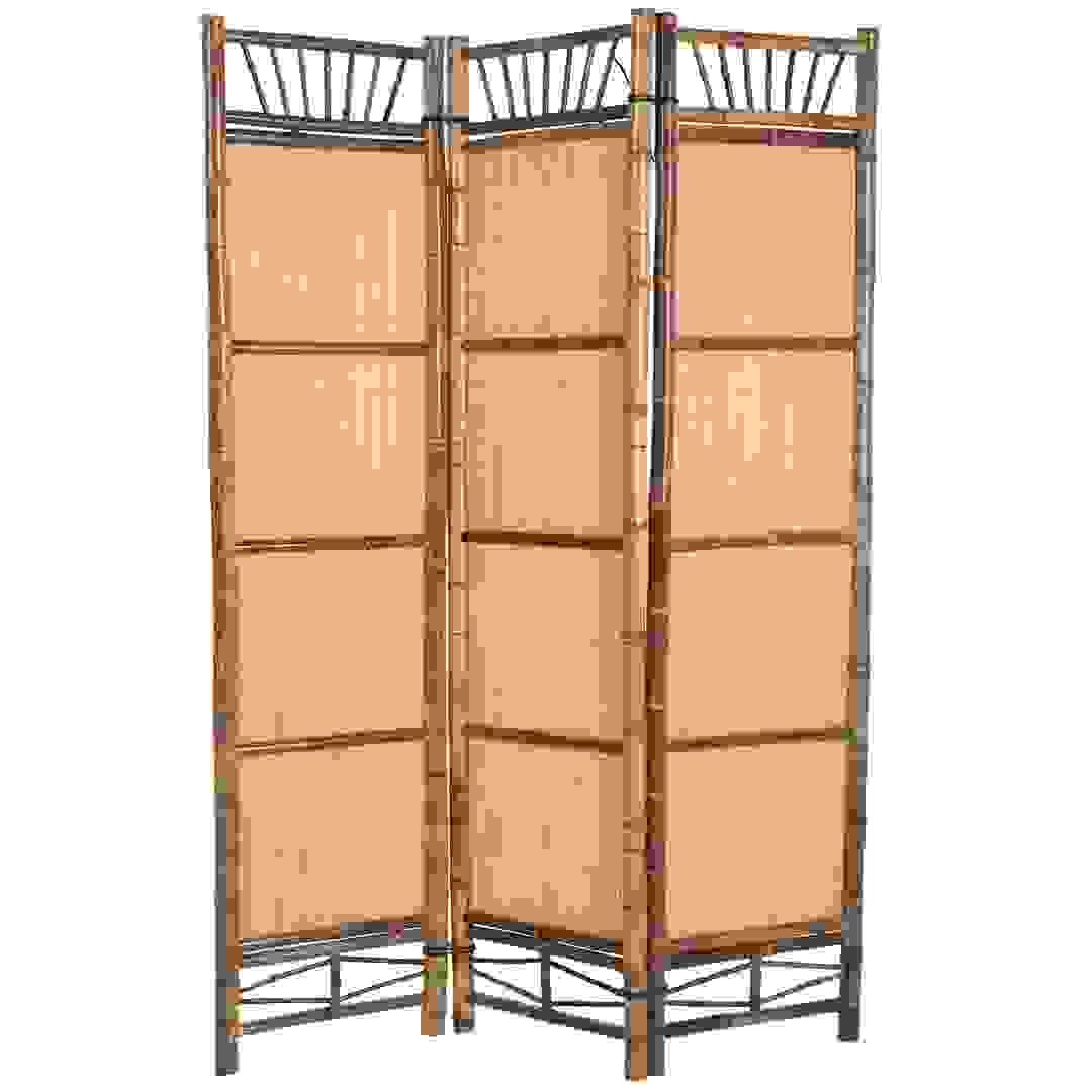 Living Space Bamboo Folding Screen (180 cm)