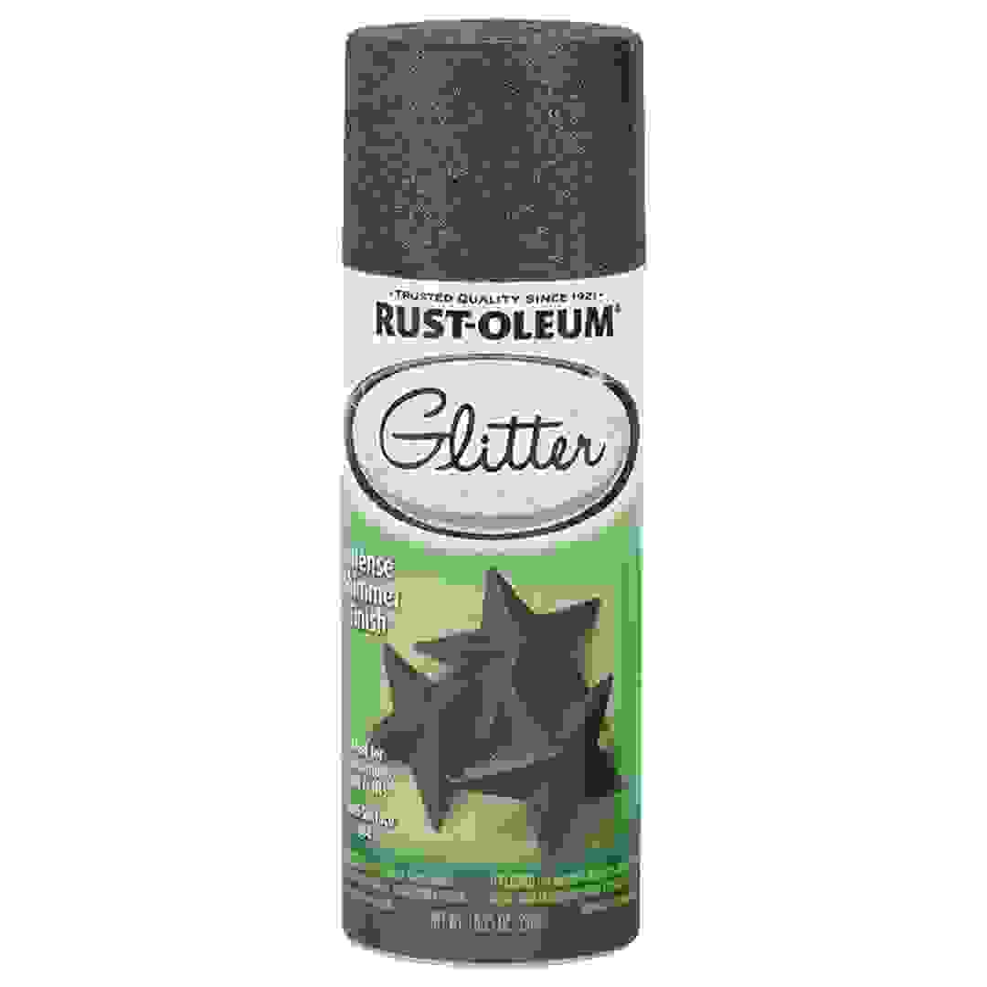 Rust-Oleum Glitter Spray Paint (290 g, Midnight Black)