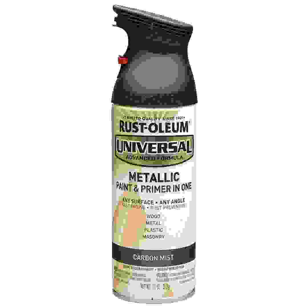 Rust-Oleum Universal Advanced Formula Metallic Paint & Primer in One (Carbon Mist, 312 g)