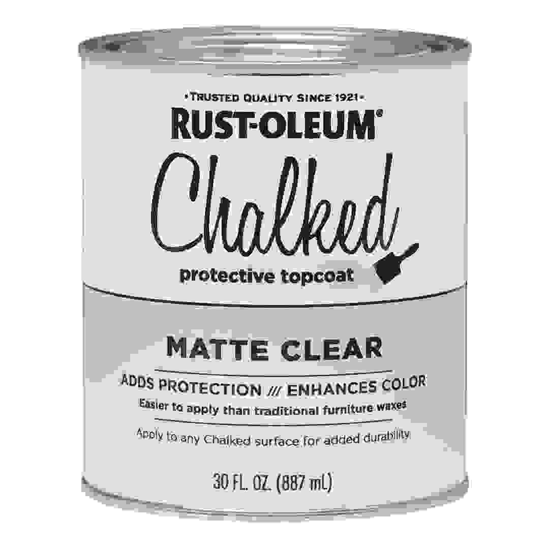 Rustoleum Chalked Protective Topcoat Paint (887 ml, Matte Clear)
