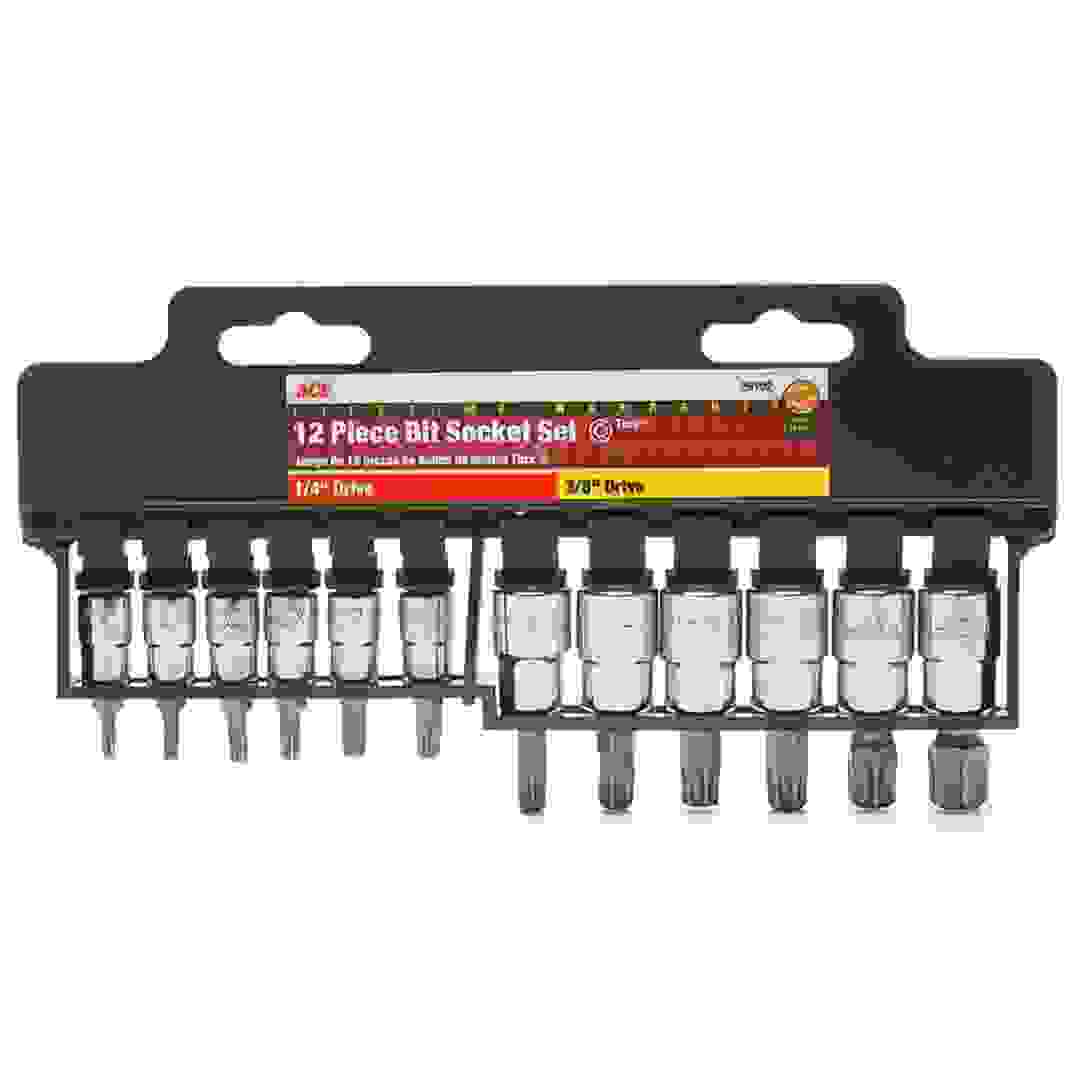 Ace Torx Bit Socket Set (Pack of 12)