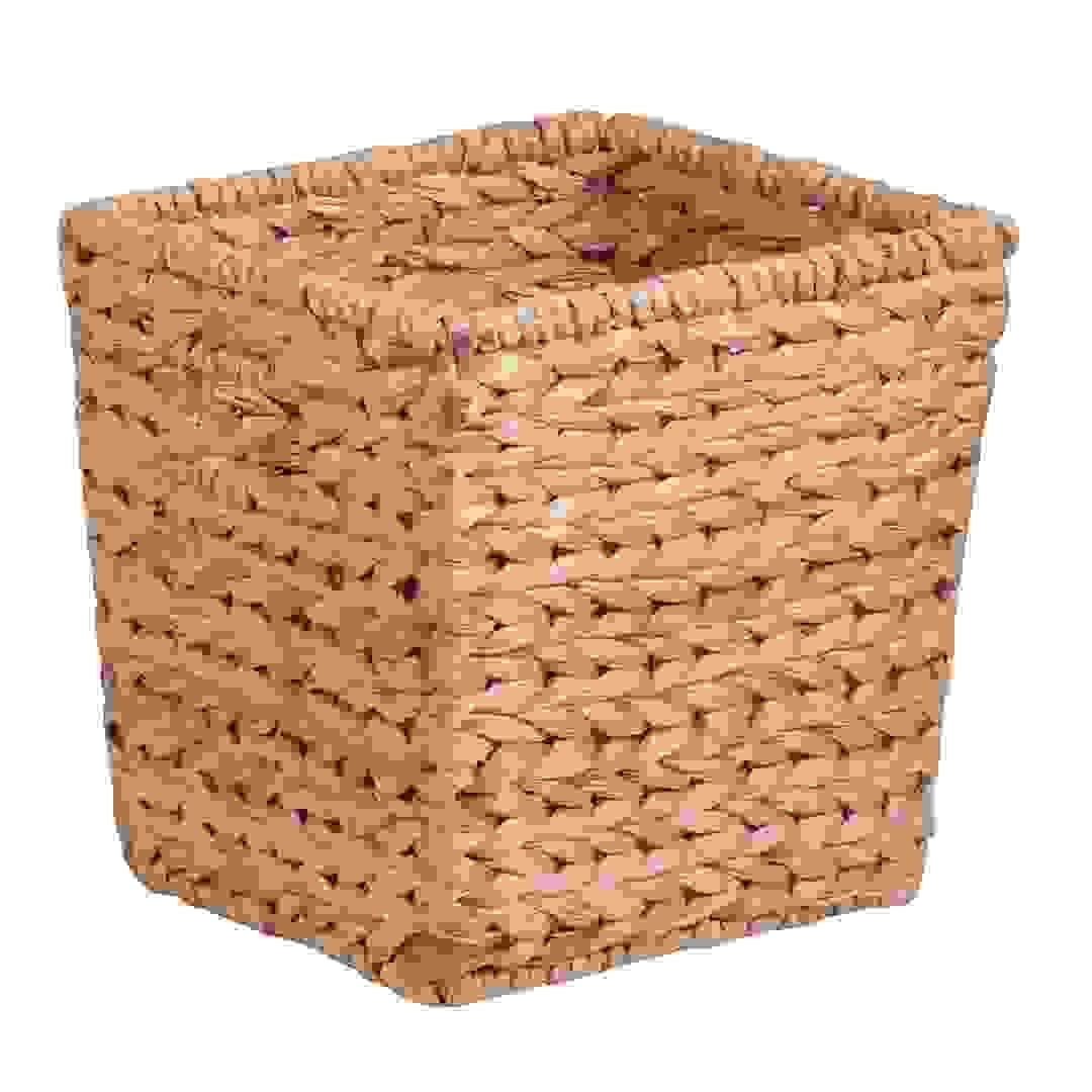 Honey-Can-Do Square Basket (27 x 27 cm, Brown)