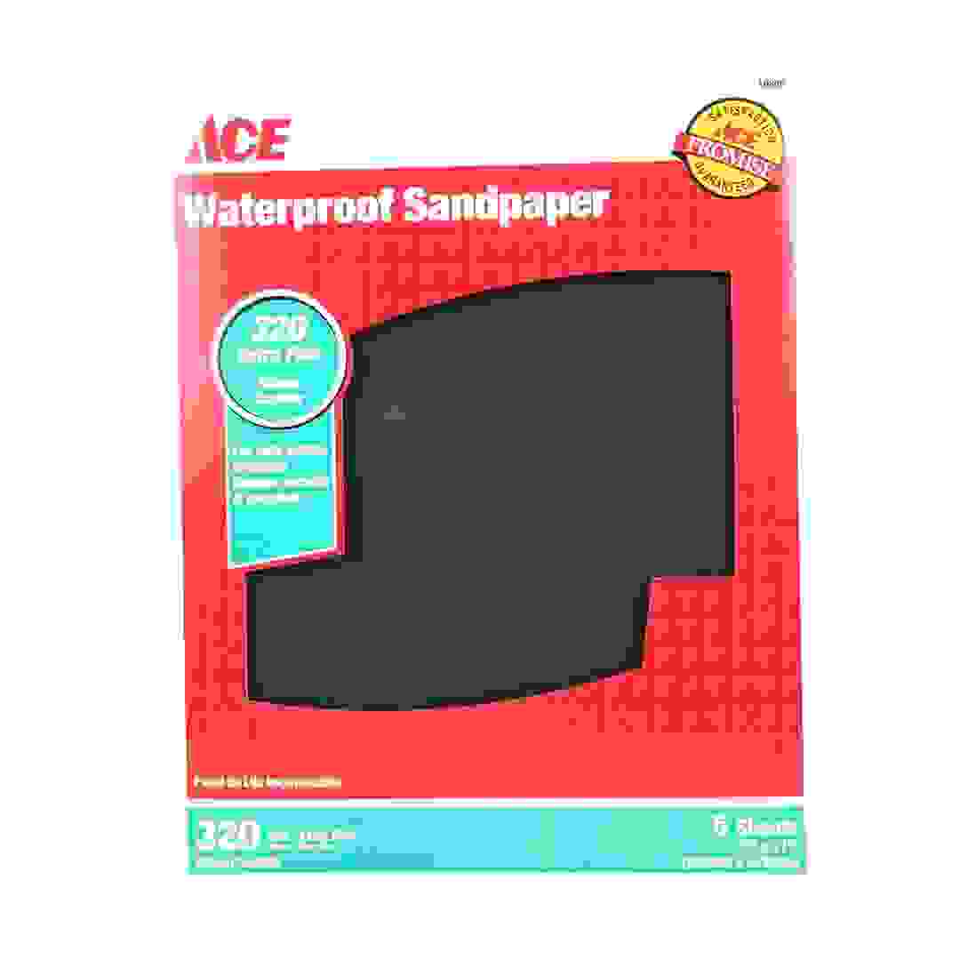 ACE Waterproof Sandpaper (5 Sheets, 229 x 279 mm)