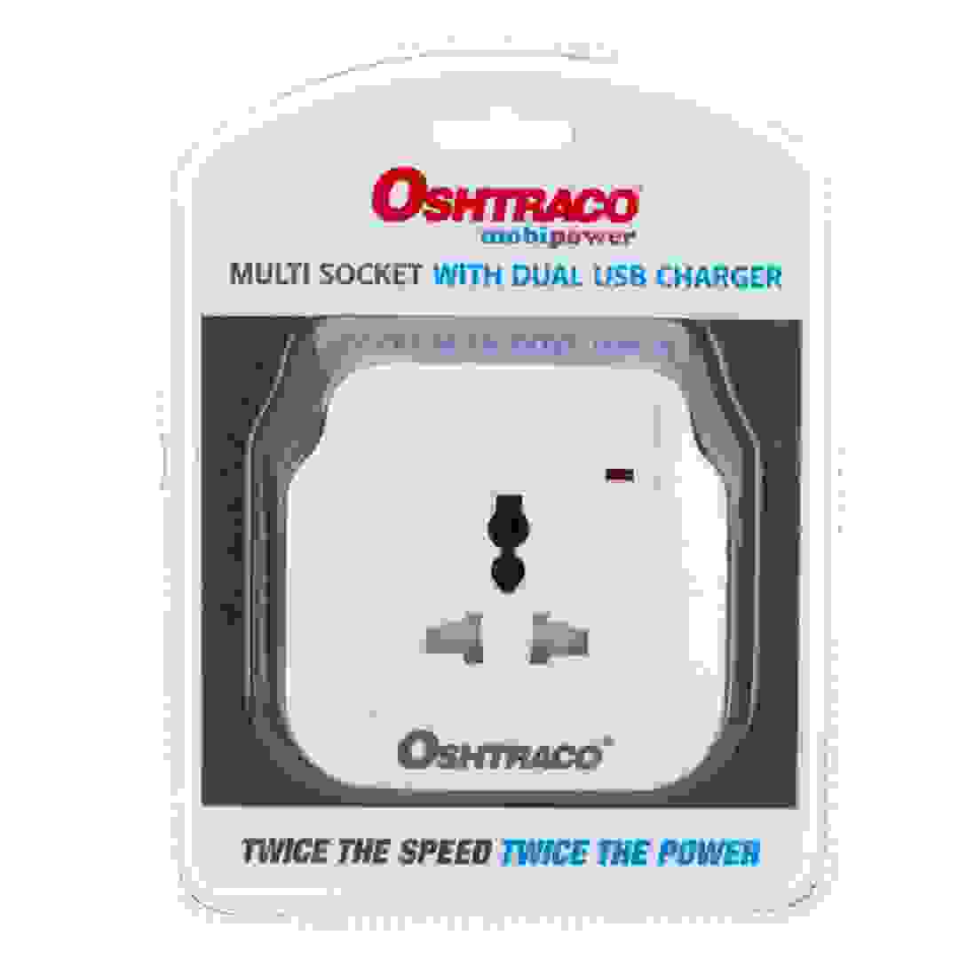 Oshtraco Multi Socket with Dual USB Charger
