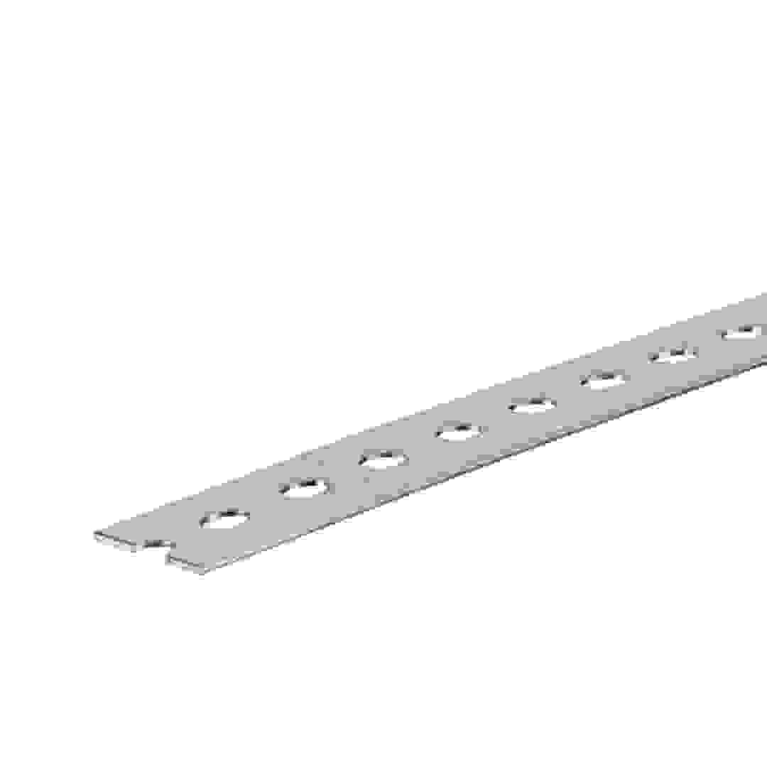 Boltmaster Zinc-Plated Steel Slotted Flat Bar (122 x 3.5 cm)