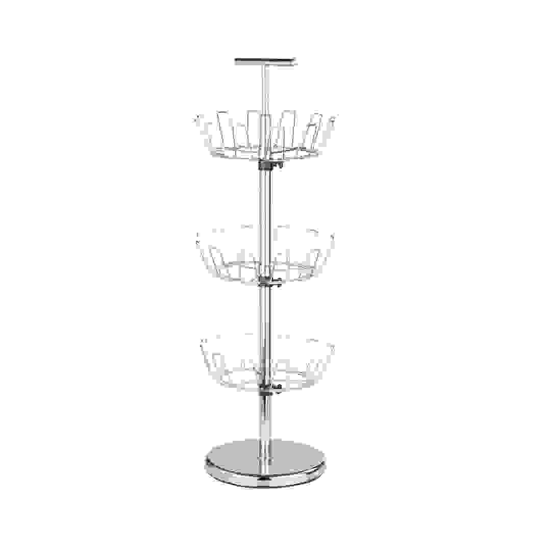 Honey-Can-Do Shoe Tree Rack (3 Tier, Chrome)