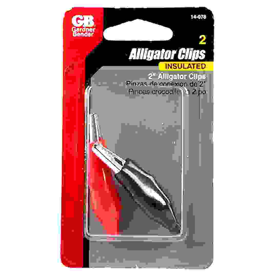 GB Gardner Bender Alligator Clips (5 cm, Pack of 2)