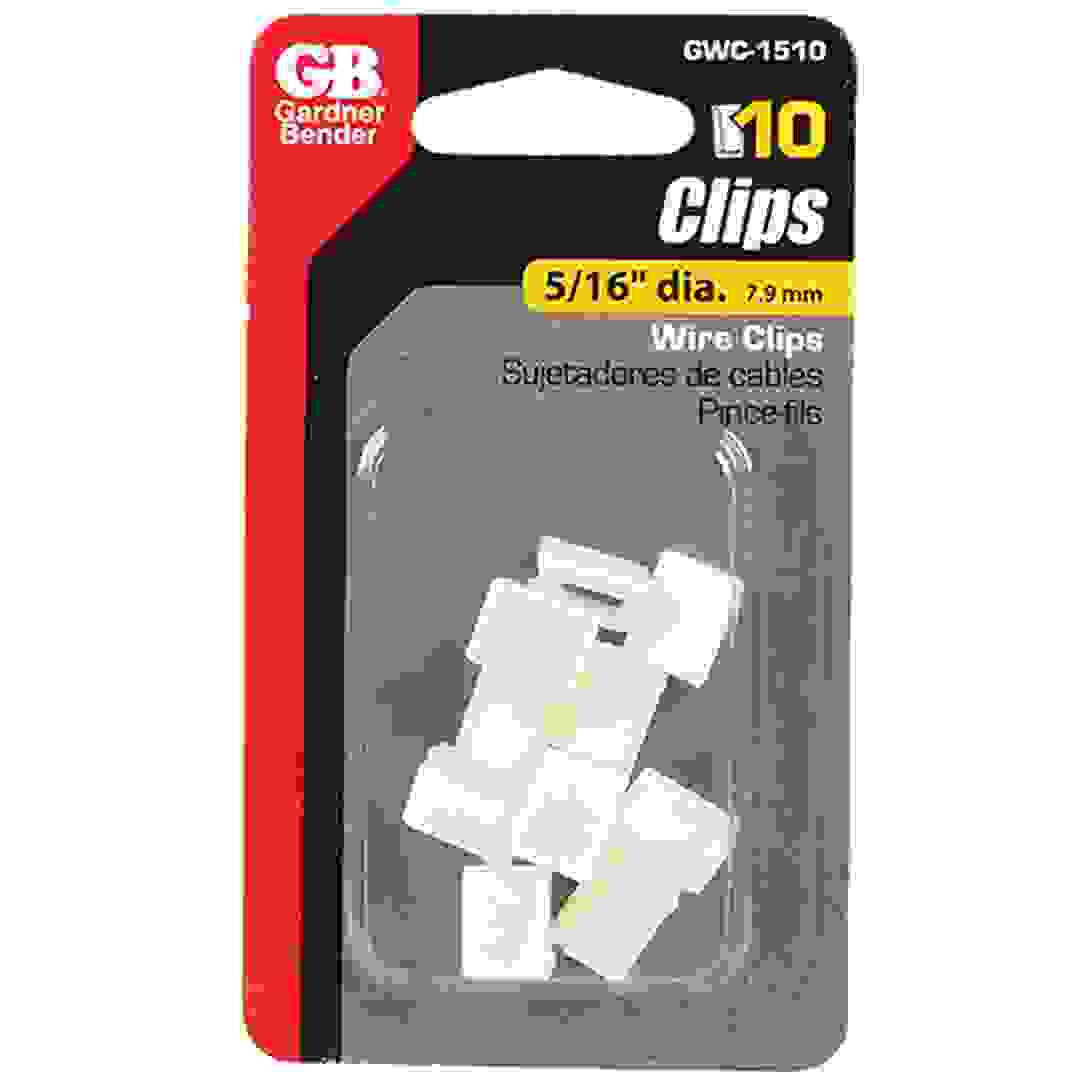 GB Gardner Bender Self Adhesive Wire Clips (Pack of 10)