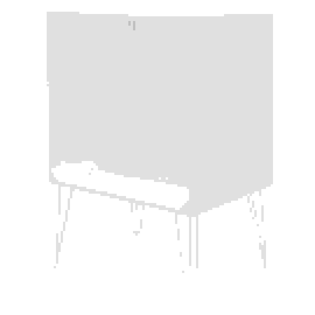 مكتبة هوم ديكو فاكتوري (40 × 29.5 × 60 سم، أبيض)