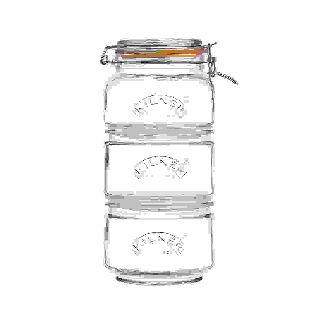 Kilner Stackable Storage Jar Set (Set of 3)