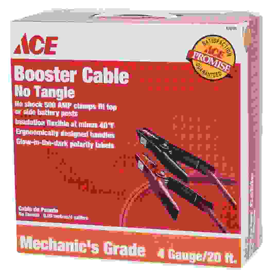 Ace 4-Gauge Heavy Duty Booster Cable (20 ft., 500 A)
