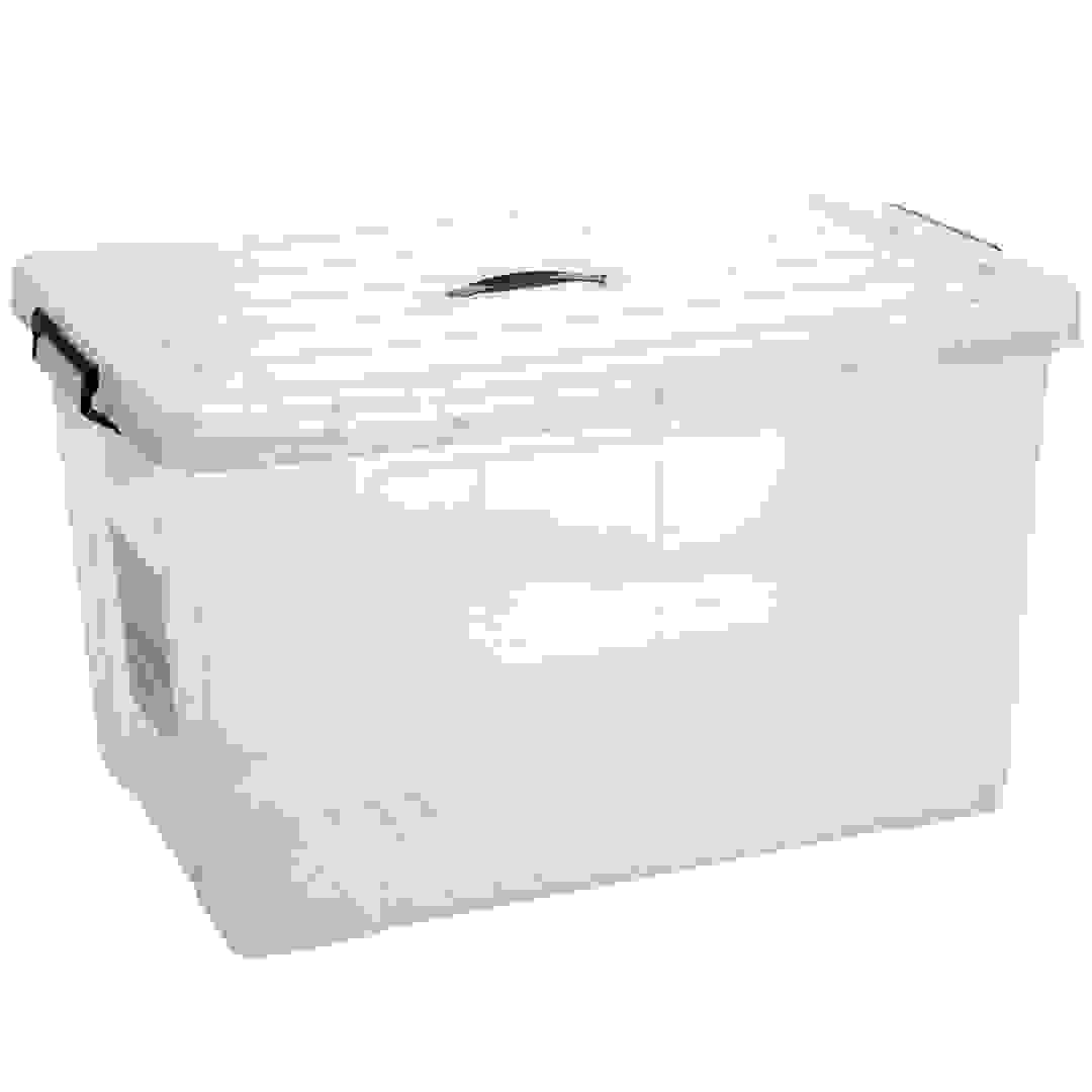 صندوق تخزين هوم وركس بمقبض (120 لتر)