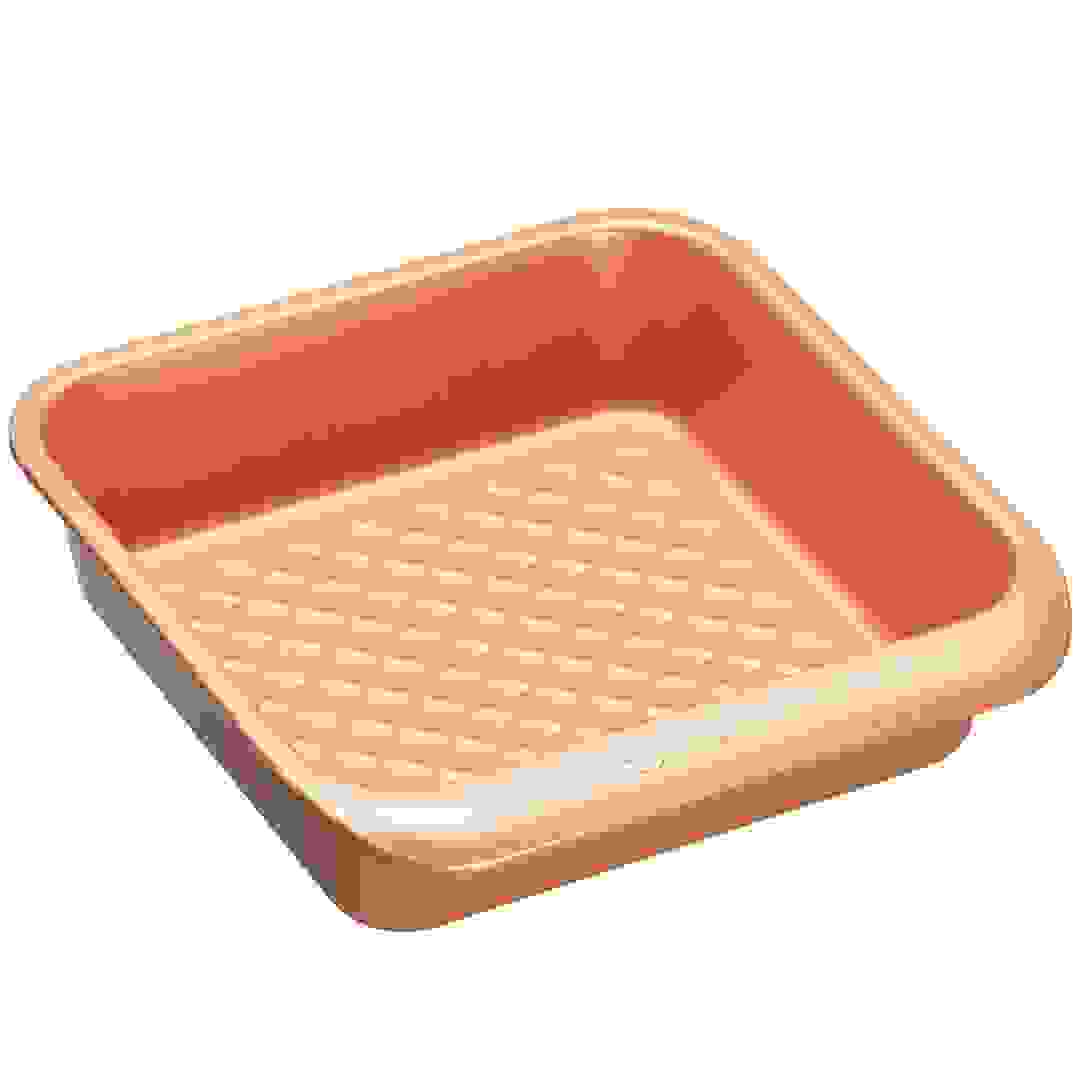 صينية خبز سمارت سيراميك مربعة قابلة للرص من ماستر كلاس (24 × 24 سم، نحاسي)