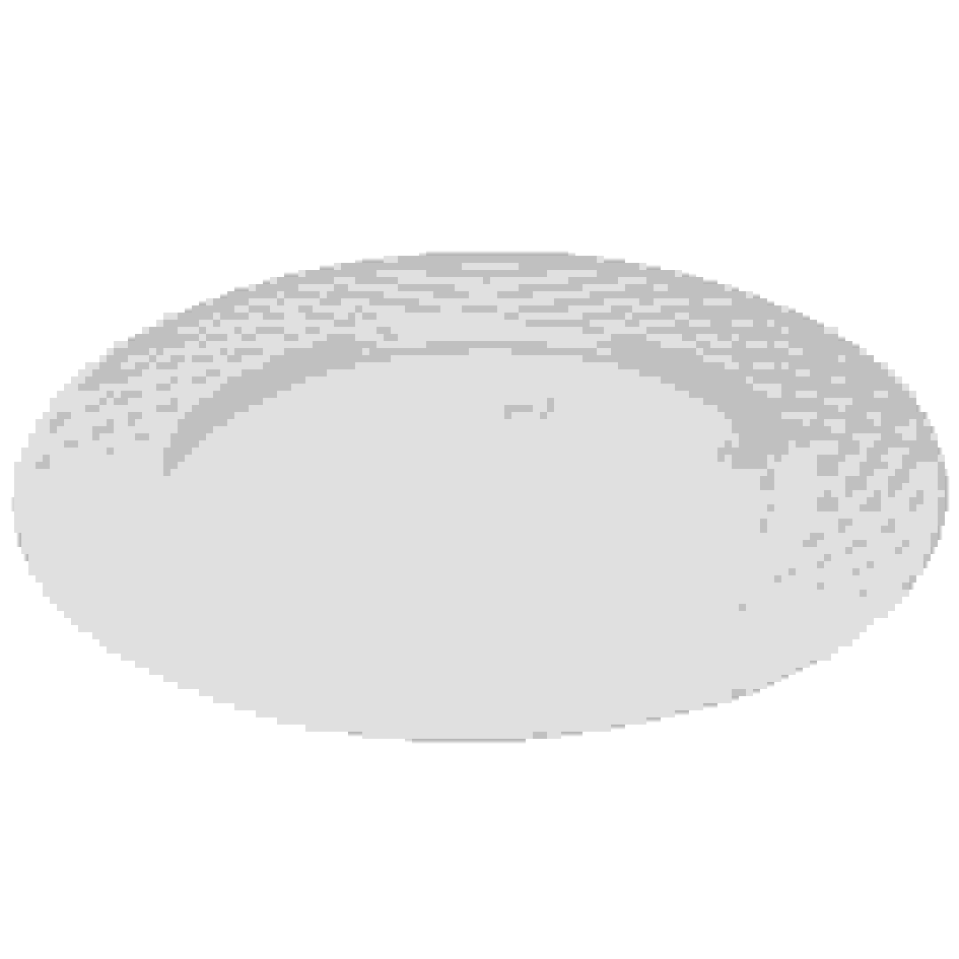 Homeworks Ceramic Plate Round Plain (25 cm, White)