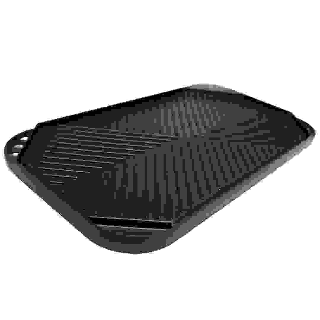 Grill Pro Non-Stick Cast Aluminum Griddle, 91652 (28 x 50 x 2.5 cm, Black)