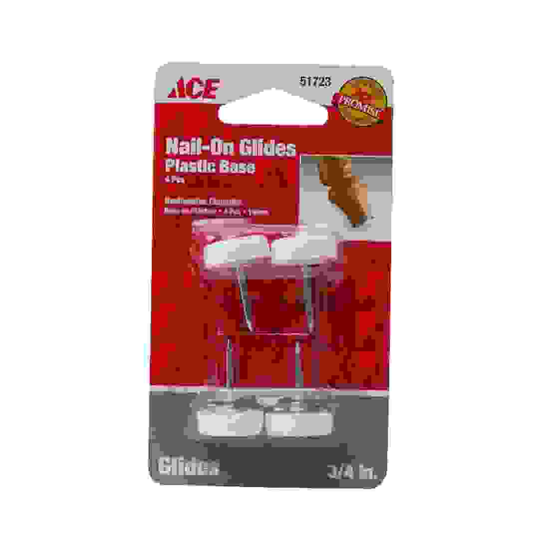 ACE Nail-On Glides (19 mm, Pack of 4)