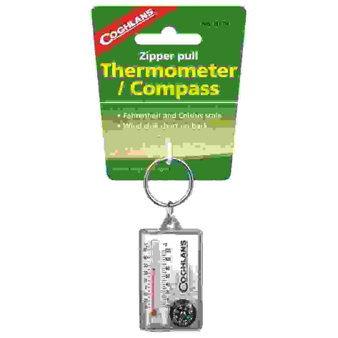 Coghlan's Zipper Pull Thermometer/Compass