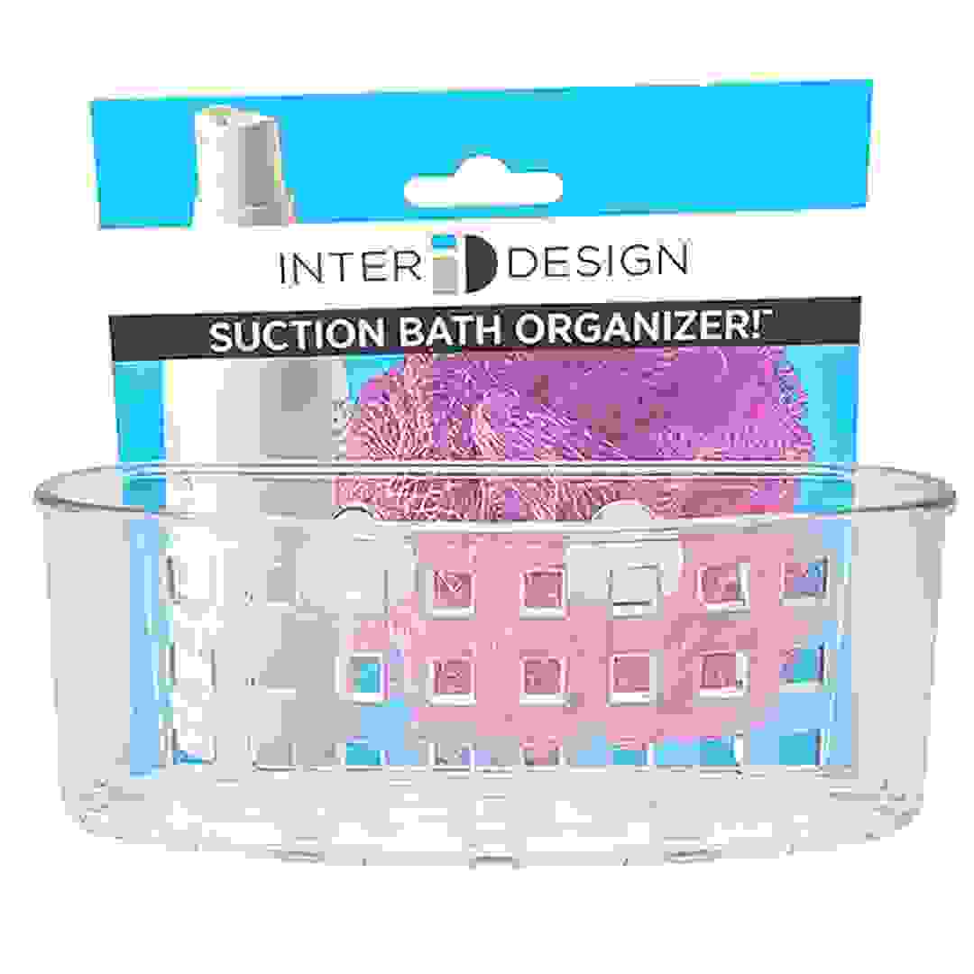 Interdesign Suction Bath Caddy (16.8 x 6.9 x 12.7 cm, Clear)