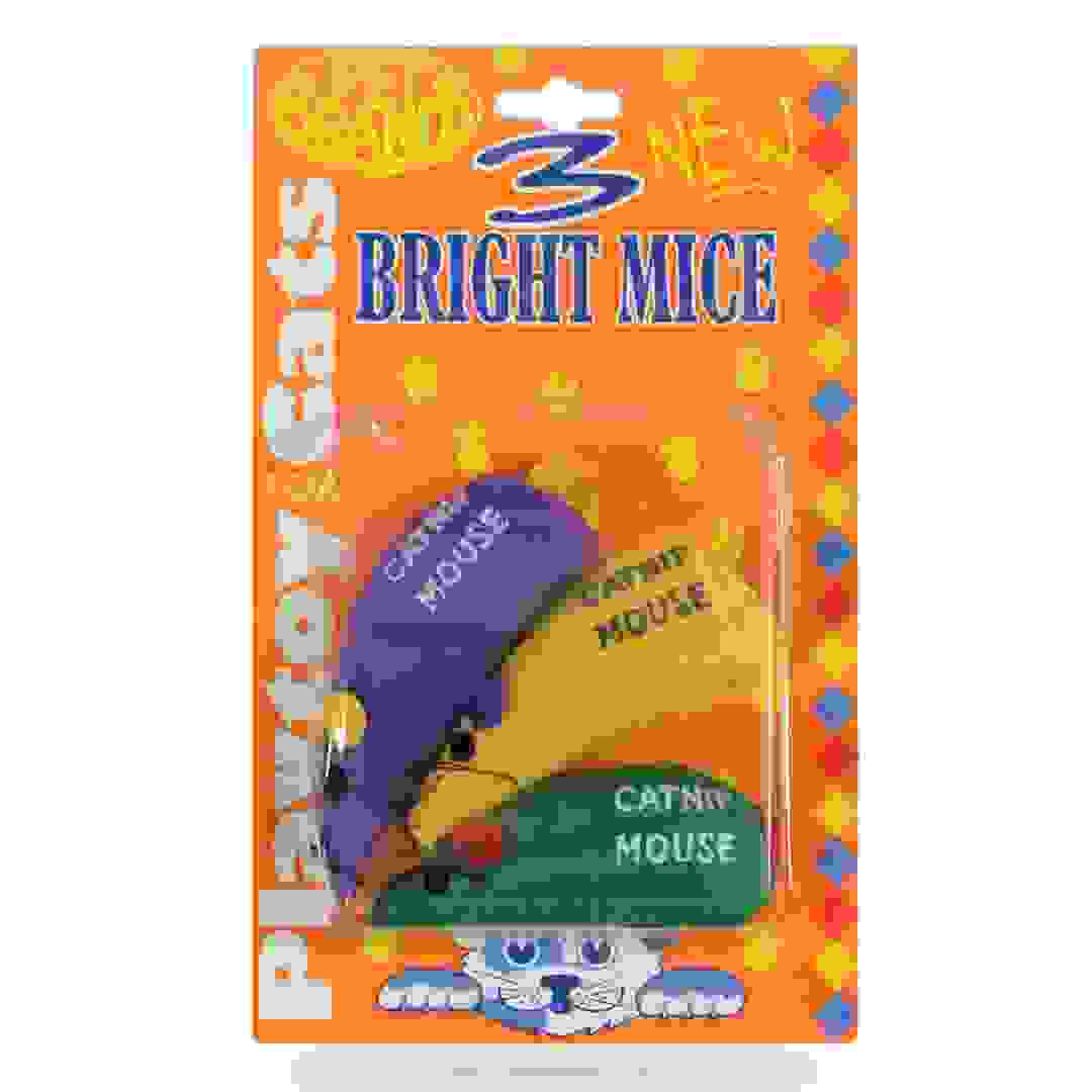 Pet Brands 3 Bright Mice Cat Toys