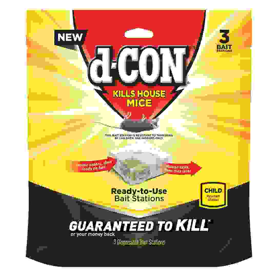d-Con Disposable Corner Fit Bait Stations (Pack of 3)