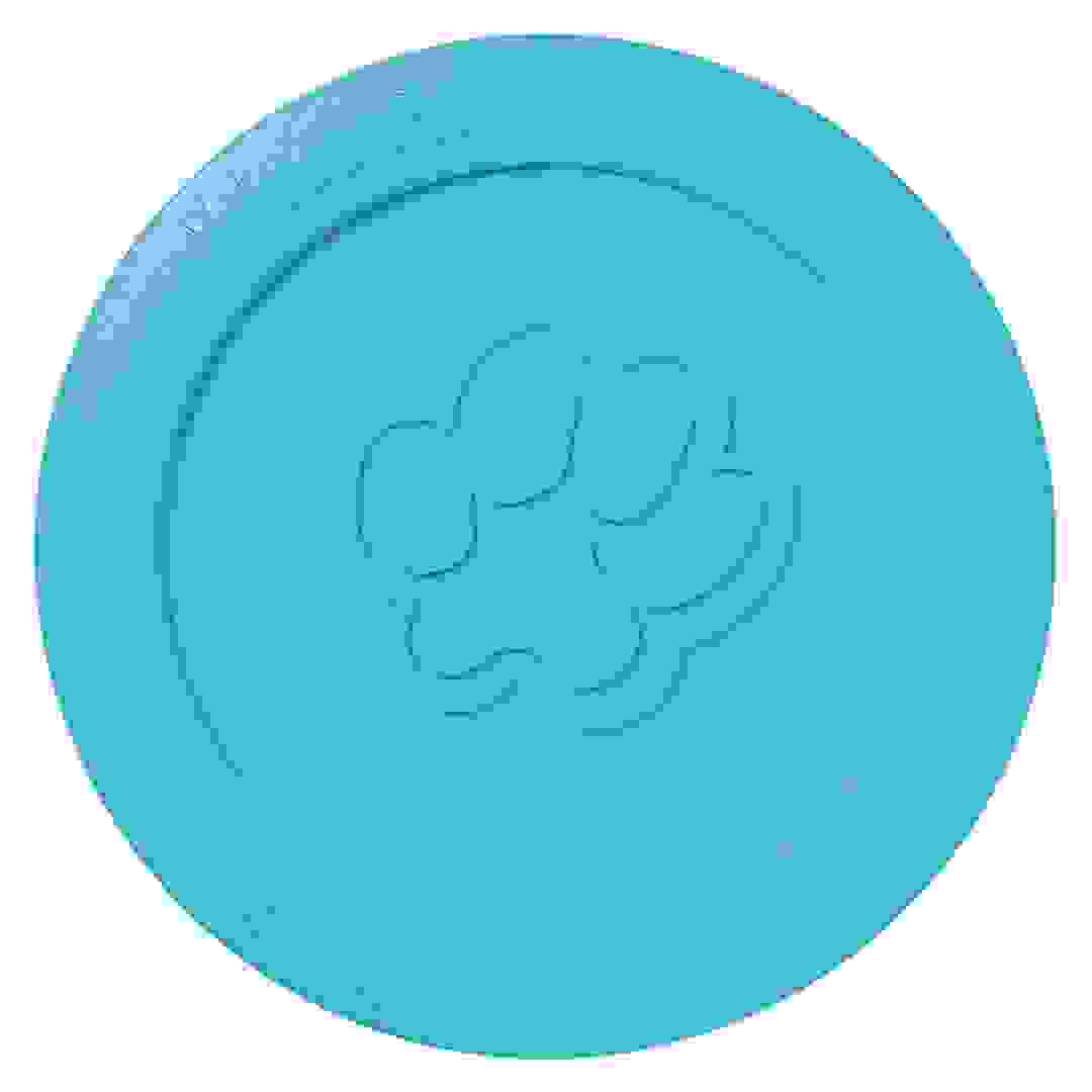 West Paw Zisc Dog Chew Toy Disc (Blue, Large)