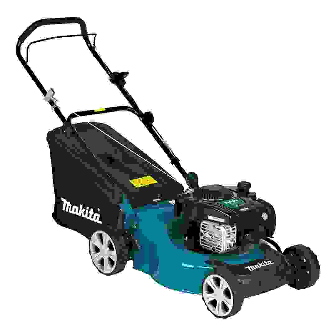 Makita Cordless Petrol Lawn Mower W/ Grass Catcher, PLM4620N2 (150 cc)