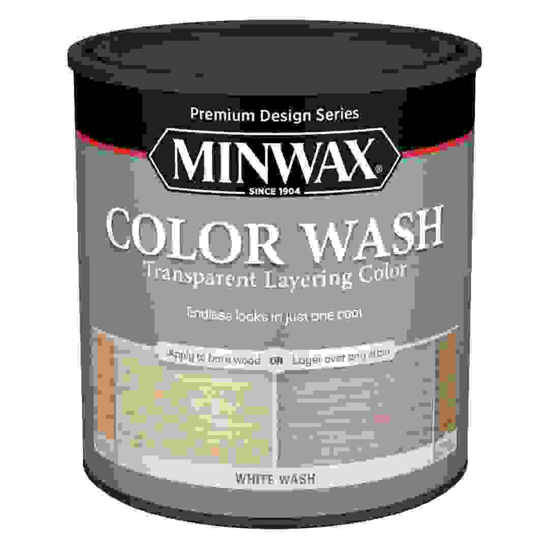 Minwax 61860 Water-based Stain Wood Stain (946 ml, White Wash Pickling)