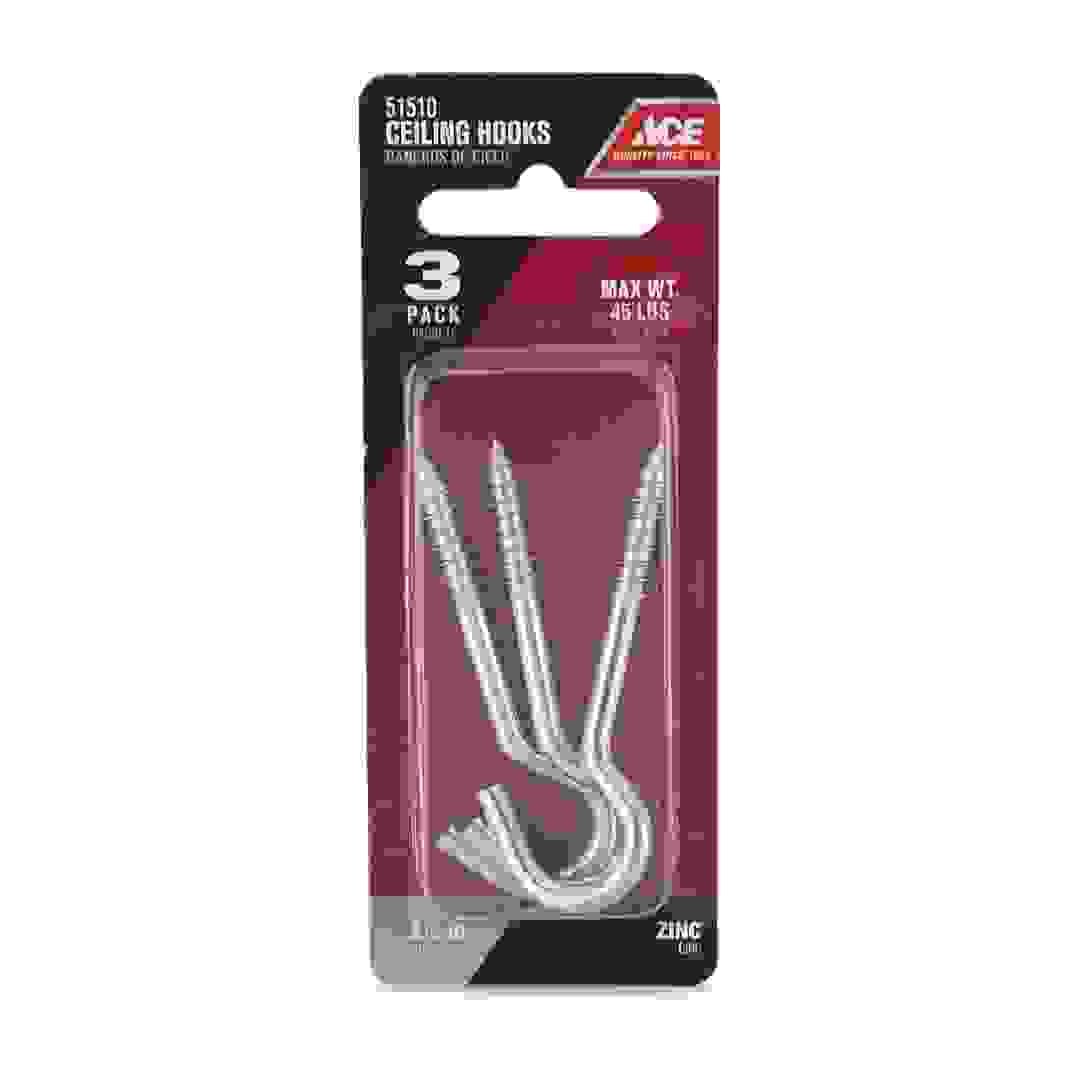 ACE CD3 Ceiling Hooks (63 mm, Pack of 3)