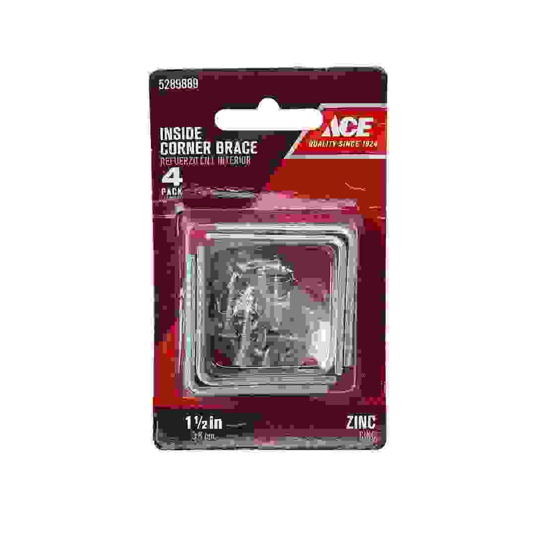 دعامة زوايا إيس داخلية (4 سم، حزمة من 4)