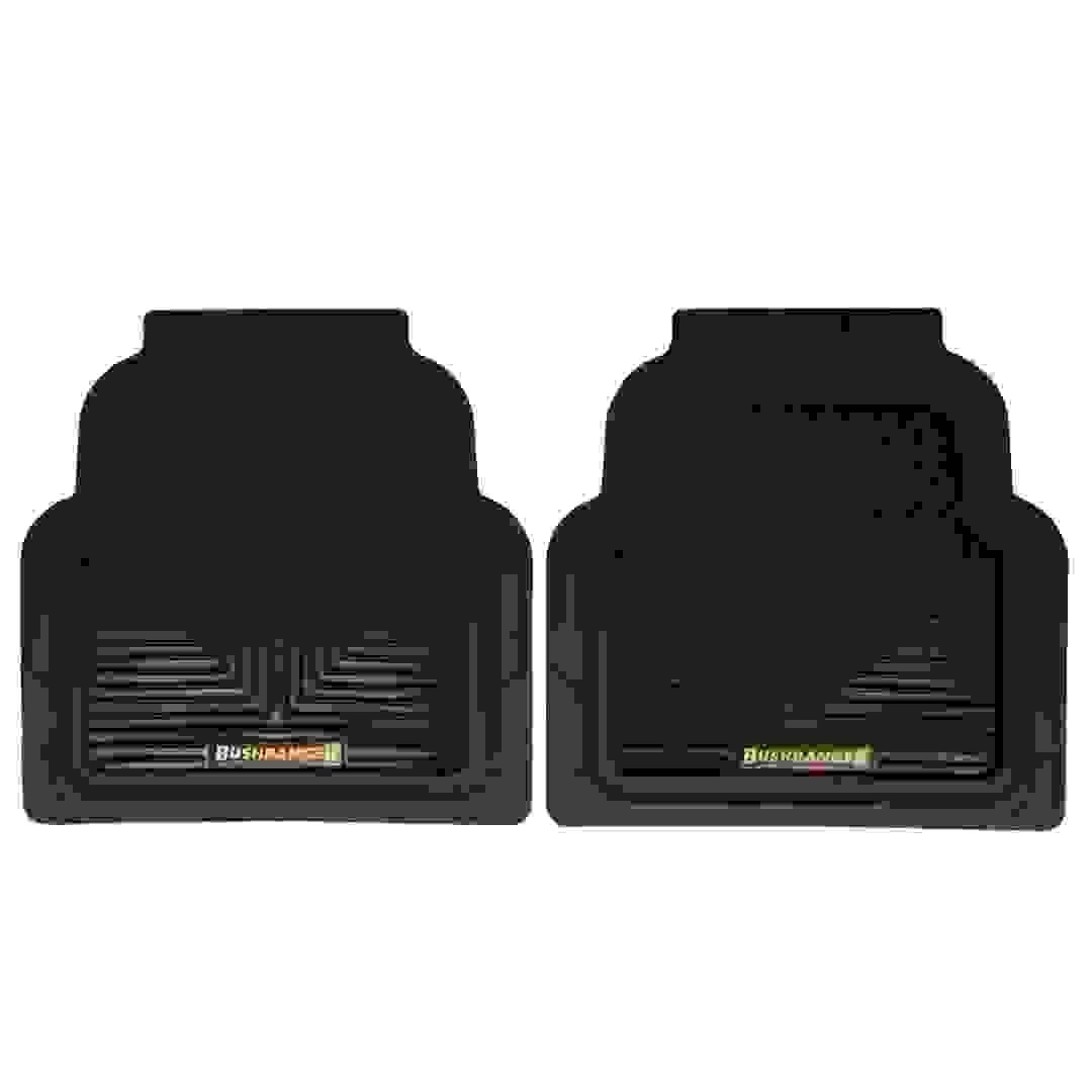Bushranger Rear Mud Tamer Mat( Pack of 2, Black)